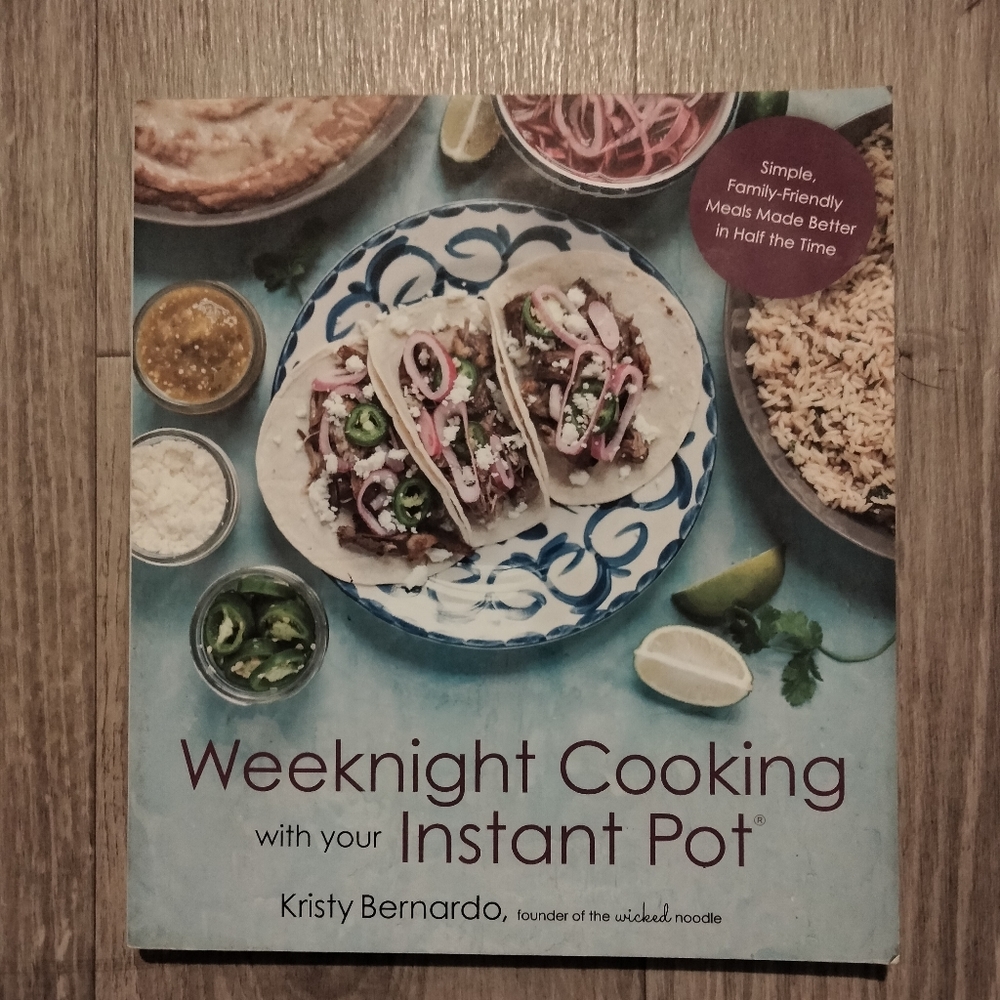 Book- with Great Instant pot Recipies